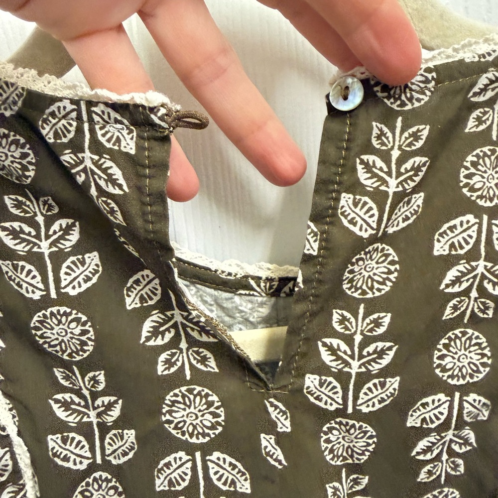 Pinch Green Pattern Dress - Picture 9 of 12